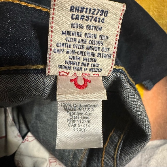 True Religion Man Jean Short Pants Size 34 - Picture 8 of 8